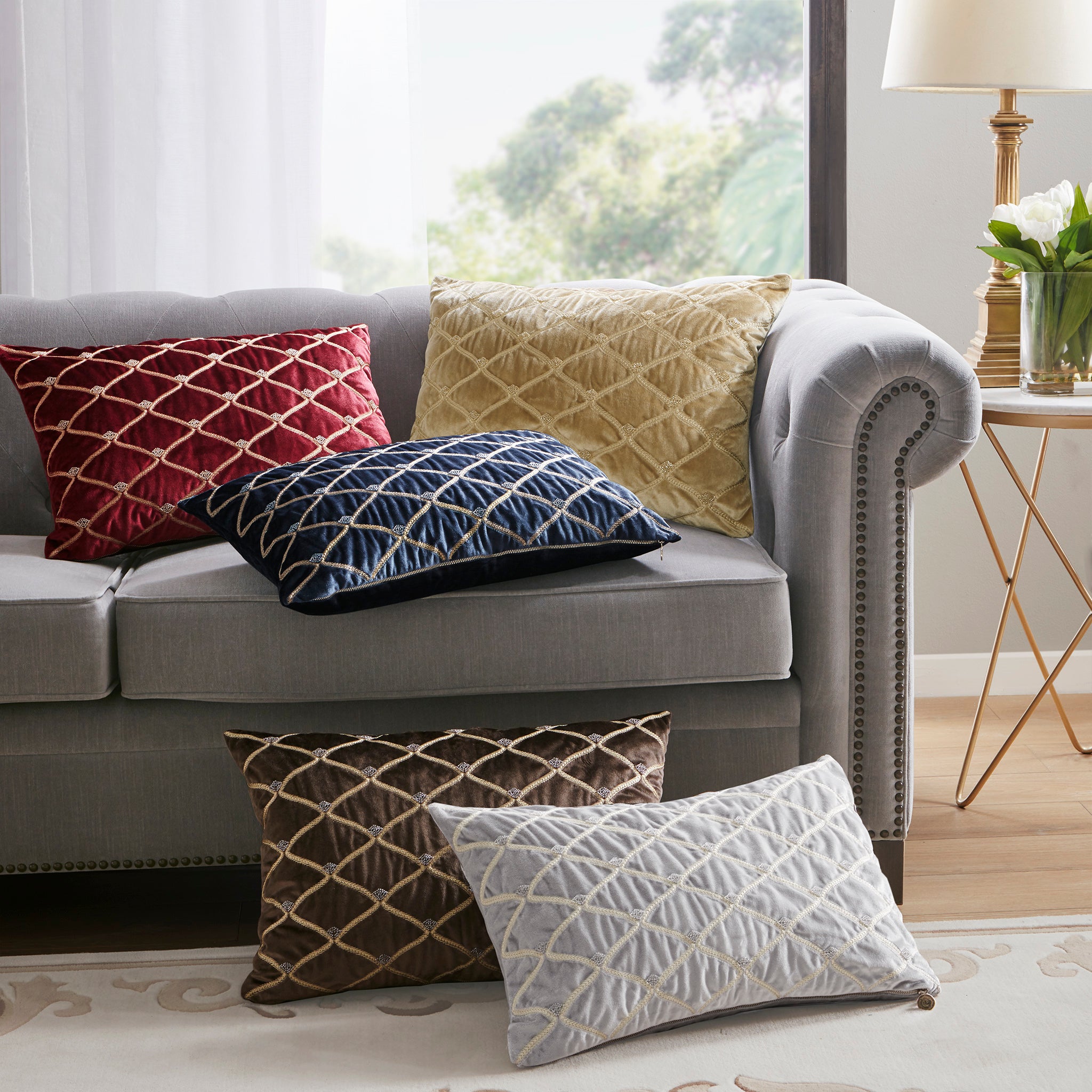 Croscill store decorative pillows